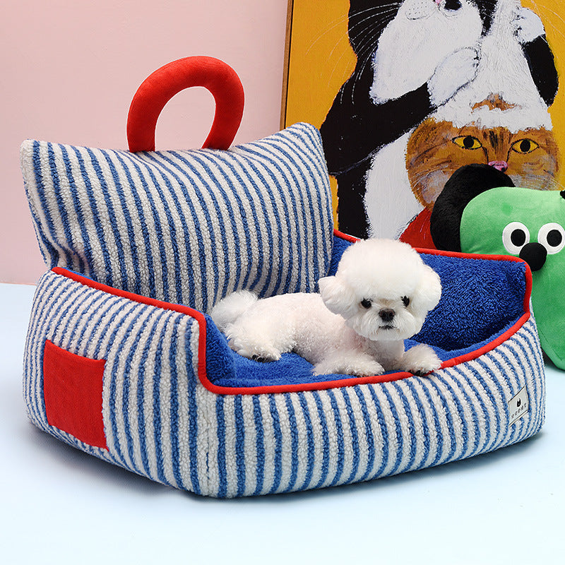 HKM-824147 Winter Pet Cloth Sofa Nest