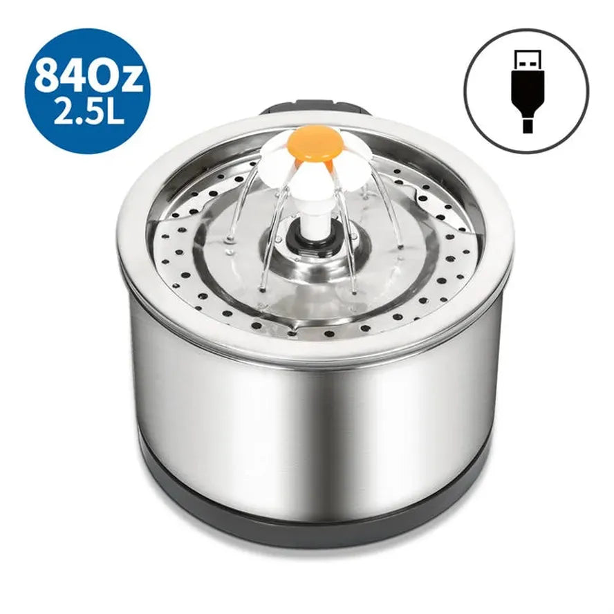 KTX-824211 Automatic Cat Water Fountain with Filtration System for Fresh Drinking Water