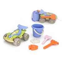 HKM-824403 6-Piece Outdoor Sand Play Toy Set for Kids - Beach Bucket and Mold Kit