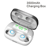HKM-824659 M11 5.0 Bluetooth Headset with Digital Power Display, Touch Control, and IPX7 Waterproof Rating