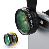 HKM-824979 3-in-1 Fisheye, Wide Angle & Macro Lens for Enhanced Mobile Photography
