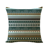 HKM-824979 Nordic Geometric Abstract Linen Cushion Cover - Solid Color, 45x45cm