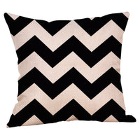 HKM-824979 Nordic Geometric Abstract Linen Cushion Cover - Solid Color, 45x45cm