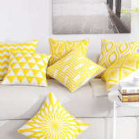 HKM-825043 Modern Striped Sofa Cushion with PP Cotton Filling - Simple Cotton Pillowcase