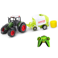 HKM-825171 1/10 Scale Remote Control Farmer Truck - 4CH Electric Dump Vehicle for Kids with Big Wheels