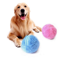 HKM-825363 Pet Wonderful Gravity Pet Calling Ball Cat Toy Ball Three-color Sounding Anti-bite Cat Toy Felt Ball