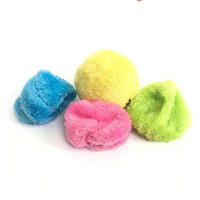 HKM-825363 Pet Wonderful Gravity Pet Calling Ball Cat Toy Ball Three-color Sounding Anti-bite Cat Toy Felt Ball