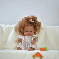HKM-825427 33cm African Baby Doll Clothes Set for Kids - Soft Vinyl Fashion Doll Apparel for Creative Play