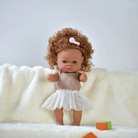 HKM-825427 33cm African Baby Doll Clothes Set for Kids - Soft Vinyl Fashion Doll Apparel for Creative Play