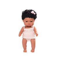 HKM-825427 33cm African Baby Doll Clothes Set for Kids - Soft Vinyl Fashion Doll Apparel for Creative Play