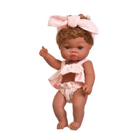 HKM-825427 33cm African Baby Doll Clothes Set for Kids - Soft Vinyl Fashion Doll Apparel for Creative Play