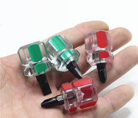 HKM-825427 Compact Mini Screwdriver for Precision Tasks - 6mm Diameter, 37mm Length, Single Use