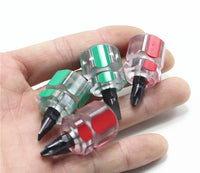 HKM-825427 Compact Mini Screwdriver for Precision Tasks - 6mm Diameter, 37mm Length, Single Use