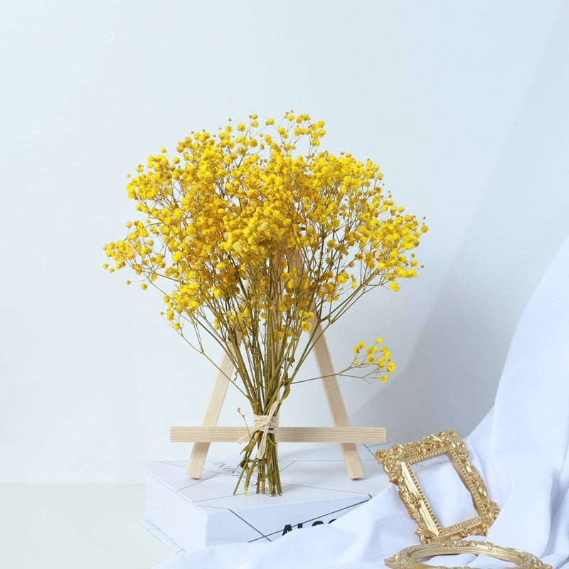 HKM-825683 Air-Dried Gypsophila Dried Flower Bouquet for Elegant Living Room Decor