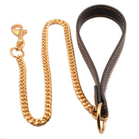 HKM-825747 Durable Stainless Steel Traction Rope for Pets - Available in Small and Large Sizes