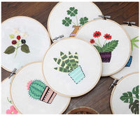 HKM-825747 Handmade Cotton and Linen DIY Embroidery Kit - Unfinished Sewing Project
