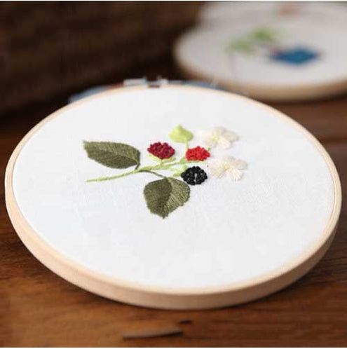 HKM-825747 Handmade Cotton and Linen DIY Embroidery Kit - Unfinished Sewing Project