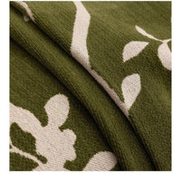 HKM-825811 Universal Sofa Cover with Plant and Flower Design in Multiple Sizes