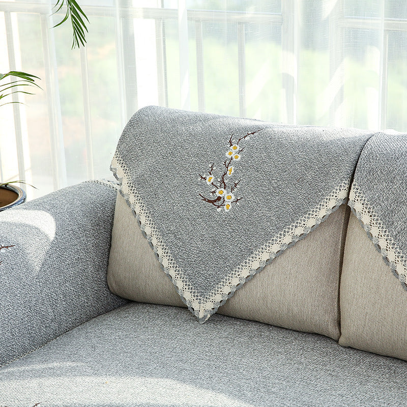 HKM-826067 Cotton-Polyester Blend Sofa Cushion Cover for Versatile Home Decor