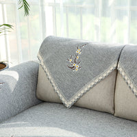 HKM-826067 Cotton-Polyester Blend Sofa Cushion Cover for Versatile Home Decor