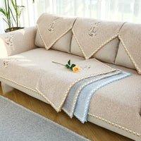 HKM-826067 Cotton-Polyester Blend Sofa Cushion Cover for Versatile Home Decor