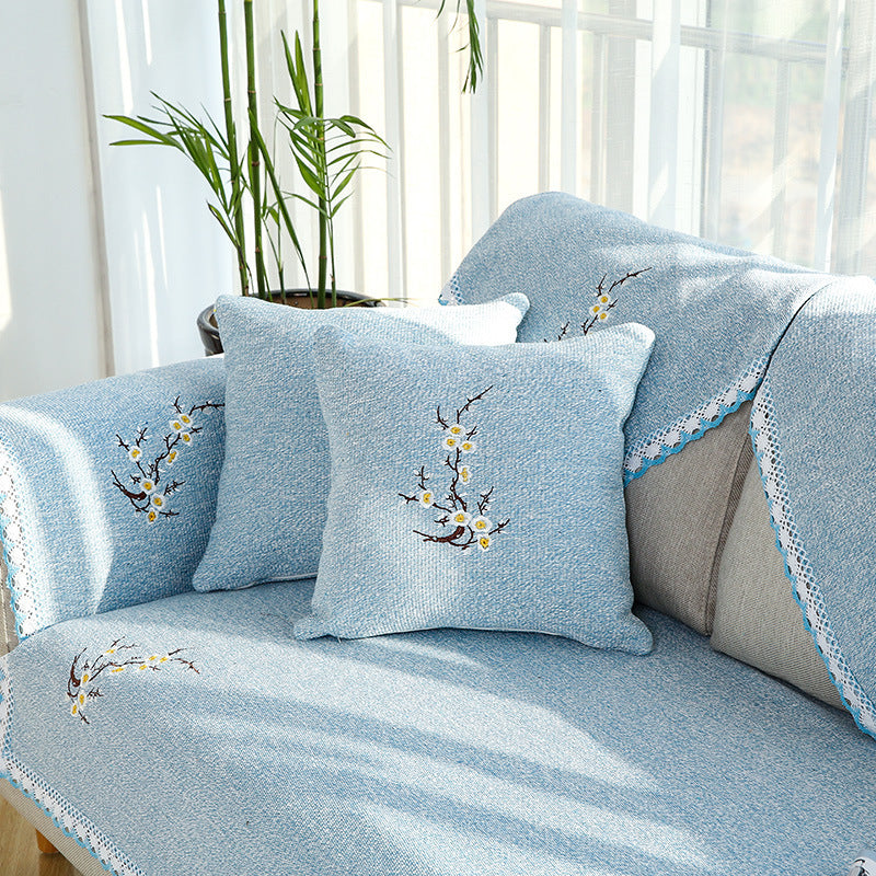 HKM-826067 Cotton-Polyester Blend Sofa Cushion Cover for Versatile Home Decor