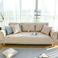 HKM-826067 Cotton-Polyester Blend Sofa Cushion Cover for Versatile Home Decor