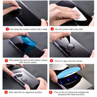 HKM-826131 High-Definition S9UV Tempered Glass Film with 9H Scratch Resistance and Ultra-Transparent Display