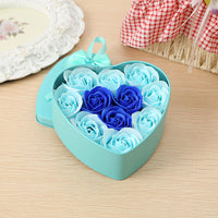 HKM-826195 Customized Rose Soap Flower Gift Box in Iron Tin - Perfect for Weddings and Special Occasions