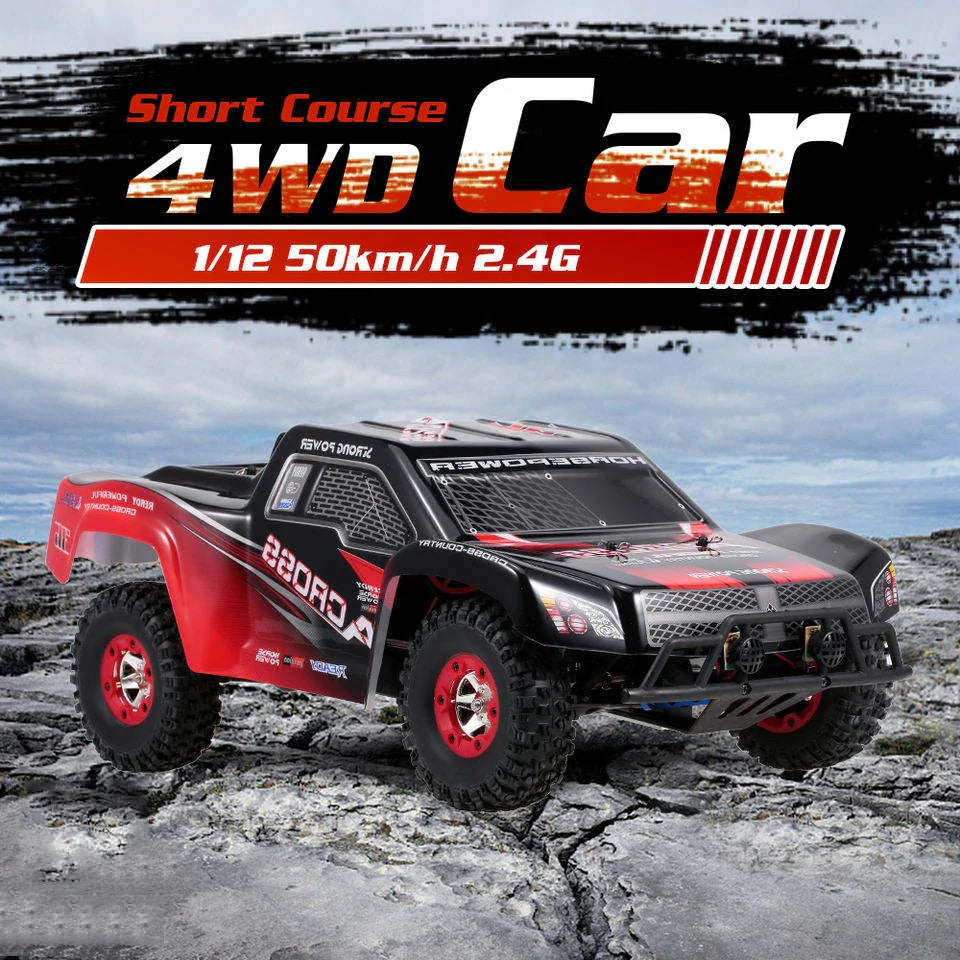 HKM-826323 1/12 Scale 4WD Remote Control Drifting Car Toy for Kids - Ready-to-Use Electric Vehicle Model