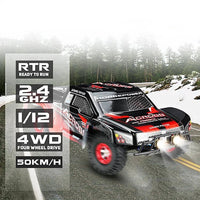 HKM-826323 1/12 Scale 4WD Remote Control Drifting Car Toy for Kids - Ready-to-Use Electric Vehicle Model