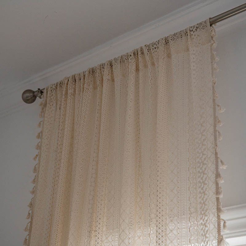 HKM-826451 Hollow-Out Blackout Curtains with Geometric Waves for Living Room and Bedroom - Multiple Sizes Available