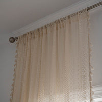 HKM-826451 Hollow-Out Blackout Curtains with Geometric Waves for Living Room and Bedroom - Multiple Sizes Available