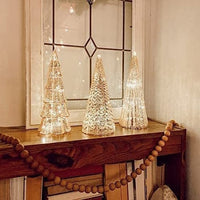 HKM-826707 LED Christmas Tree Top Ornament - Modern Glass Design (Model A, B, C)