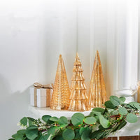 HKM-826707 LED Christmas Tree Top Ornament - Modern Glass Design (Model A, B, C)