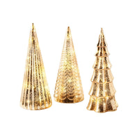 HKM-826707 LED Christmas Tree Top Ornament - Modern Glass Design (Model A, B, C)