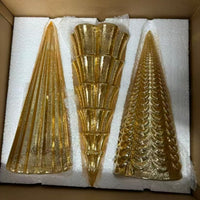 HKM-826707 LED Christmas Tree Top Ornament - Modern Glass Design (Model A, B, C)