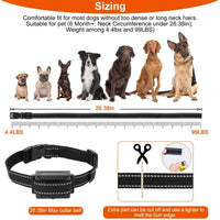 HKM-826771 IP67 Waterproof Dog Training Collar Receiver with Shock, Vibration, Beep Modes, 3280ft Range