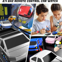 HKM-826899 Mini Electric Remote Control Car Watch for Kids - Perfect Parent-Child Racing Toy