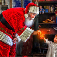 HKM-826899 Santa Claus Paint By Numbers Digital Painting Kit for Easy Home Decoration and Relaxation