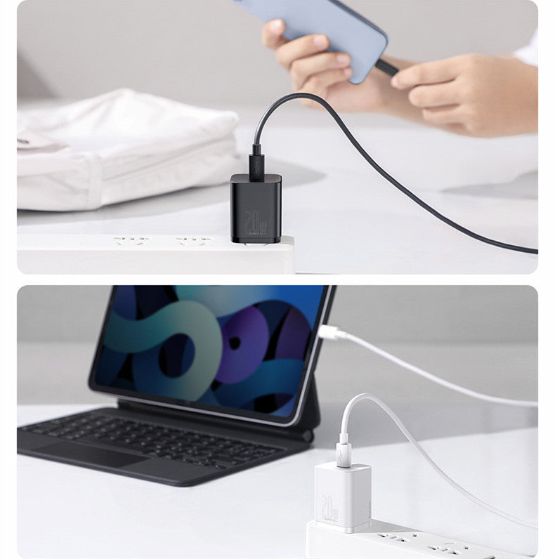 HKM-826963 Compact Mini PD Charger with Fast Charging Capability, Type-C Interface