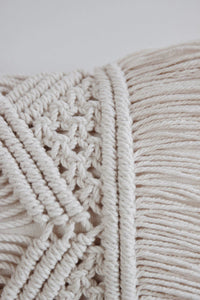 HKM-827027 Nordic Cotton Woven Tassel Pillowcase - 45x45cm Living Room Decor
