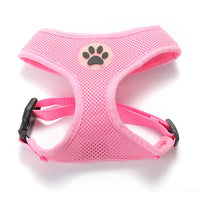 HKM-827091 Breathable Mesh Pet Chest Harness with Adjustable Traction Rope in Multiple Colors