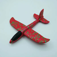 HKM-827155 Foam Glider Airplane with LED Light for Kids - Hand-Throw Flying Toy for Outdoor Fun