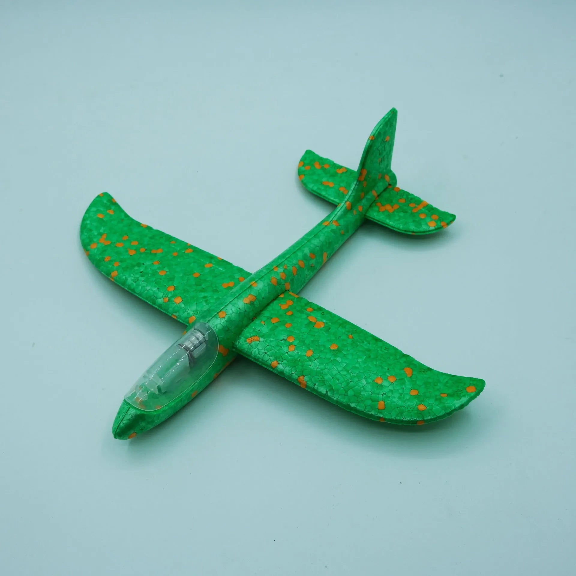 HKM-827155 Foam Glider Airplane with LED Light for Kids - Hand-Throw Flying Toy for Outdoor Fun