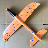 HKM-827155 Foam Glider Airplane with LED Light for Kids - Hand-Throw Flying Toy for Outdoor Fun