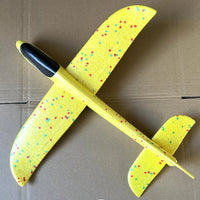 HKM-827155 Foam Glider Airplane with LED Light for Kids - Hand-Throw Flying Toy for Outdoor Fun