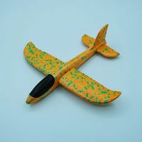 HKM-827155 Foam Glider Airplane with LED Light for Kids - Hand-Throw Flying Toy for Outdoor Fun