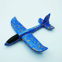 HKM-827155 Foam Glider Airplane with LED Light for Kids - Hand-Throw Flying Toy for Outdoor Fun
