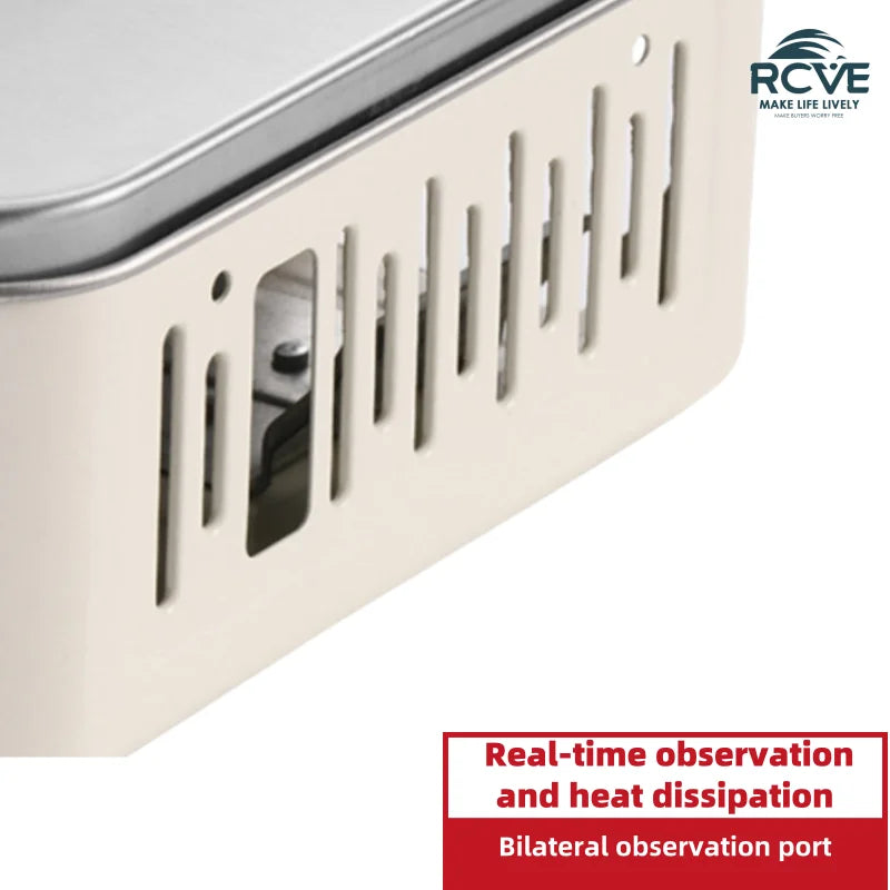 KTX-827411 Compact Outdoor Mini Portable Gas Stove for Camping and Hiking - 21.5 x 20 x 13.3 cm